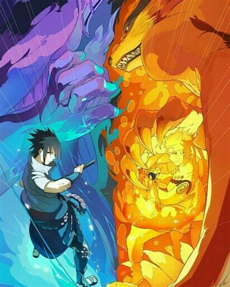 Naruto Vs Sasuke Phone Wallpaper