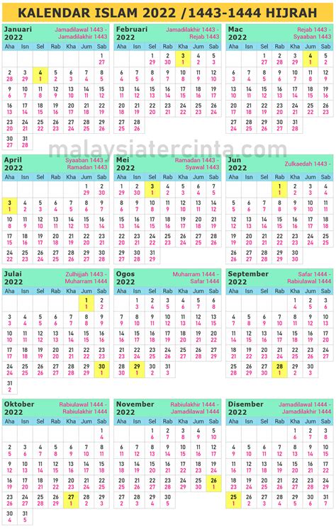 Brunei Islamic Calendar 2024 - Easy to Use Calendar App 2024