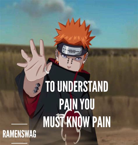 To understand PAIN, you must know PAIN! | Naruto zitate, Anime zitate ...