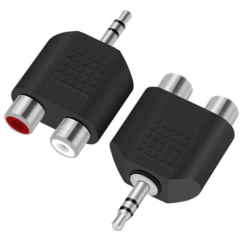 3.5mm Auxiliary Jack to RCA (Female) Audio Adapter