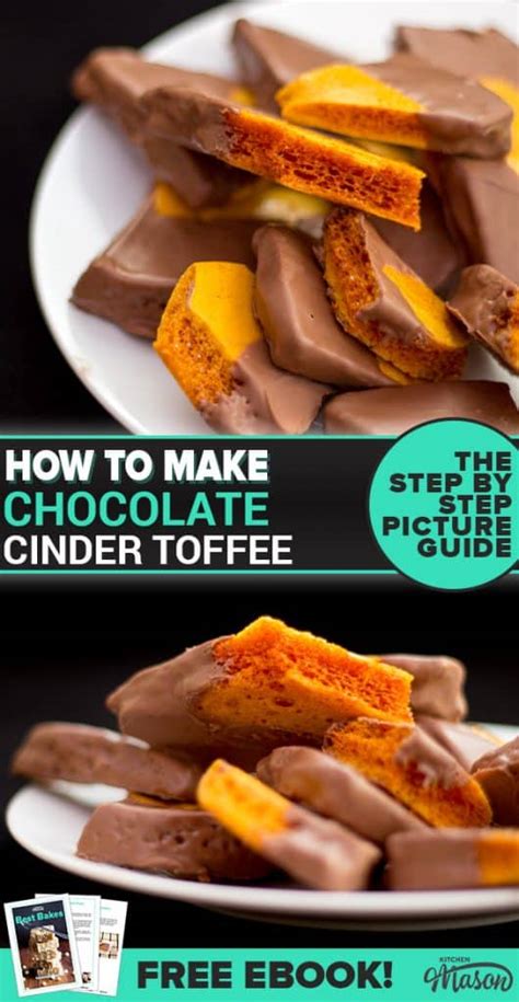 Easy Chocolate Cinder Toffee Recipe | Kitchen Mason