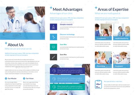 11 Beautiful Medical Brochure Templates & Examples