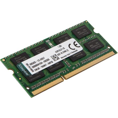 Kingston 8GB DDR3L 1600 MHz SODIMM Memory Module KVR16LS11/8 B&H