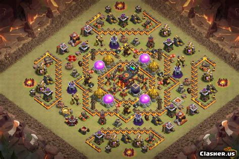 Copy Base [Town Hall 10] TH10 Farm/Hybrid base #330 [With Link] [6-2020 ...