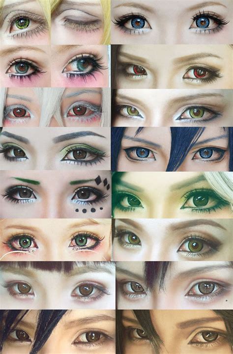 Anime Eyes Makeup Cosplay