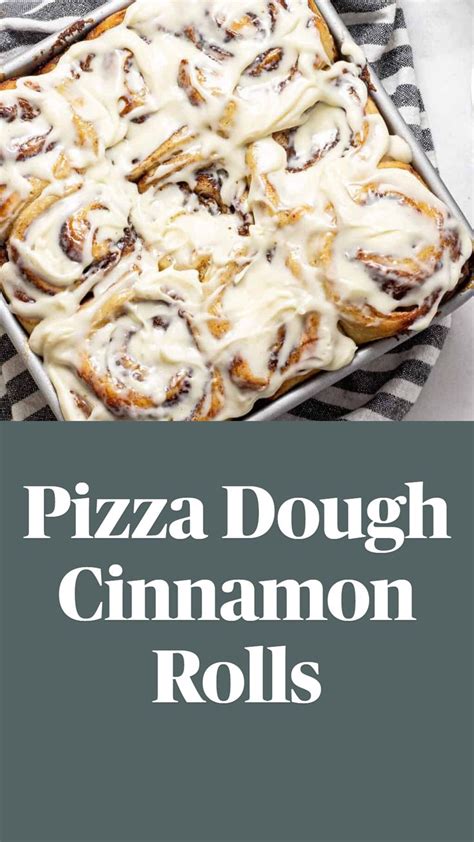 Pizza Dough Cinnamon Rolls | Pinterest