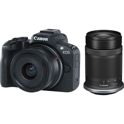 Canon EOS R50 Mirrorless Camera with 18-45mm and 5811C022 B&H