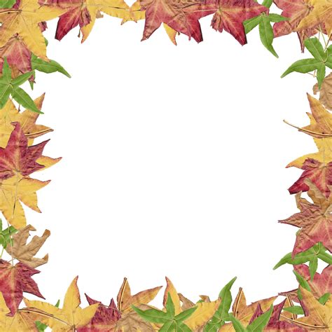 Fall border fall leaves border clipart free images 6 - WikiClipArt