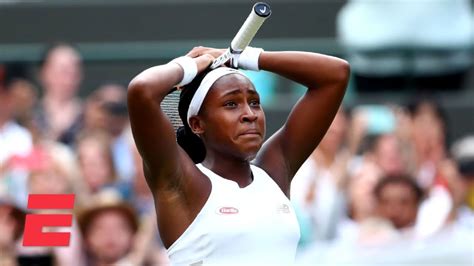 15-year-old Coco Gauff stuns Venus Williams in Round 1 | 2019 Wimbledon ...