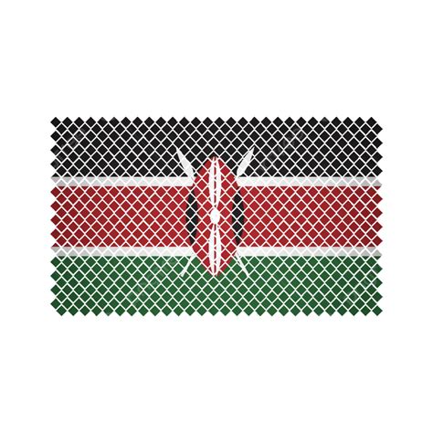 Kenya Flag Vector, Kenya, Flag, Kenya Flag PNG and Vector with ...