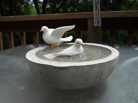 Concrete Bird Bath Bowls