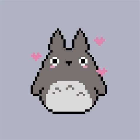 Totoro pixel art