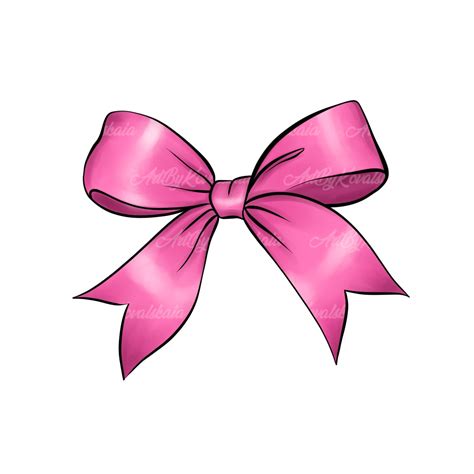 Bow PNG, Pink Bow Clipart, Digital Download - Etsy