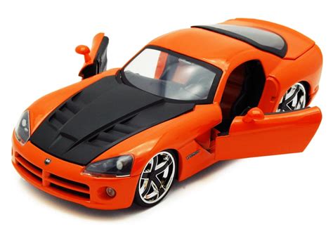 Dodge Viper SRT10, Orange - Jada Toys Bigtime Muscle 96805 - 1/24 scale ...