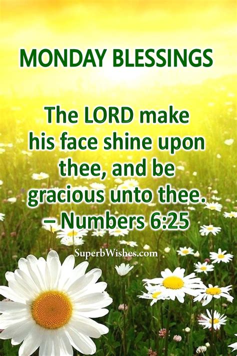 Best Monday Blessings Bible Verses Images | SuperbWishes