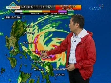 24 Oras: Weather advisory - YouTube