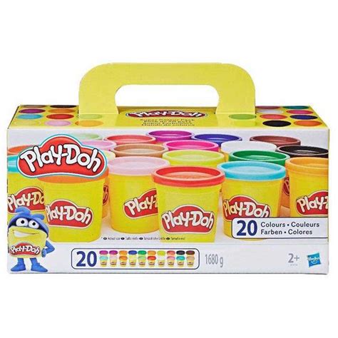 Hasbro Play-Doh Pack 20 Bottles Multicolor, Kidinn