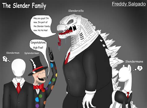 The Slender family drawing by Freddygbaf on DeviantArt