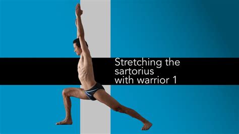 Sartorius stretch, Warrior 1