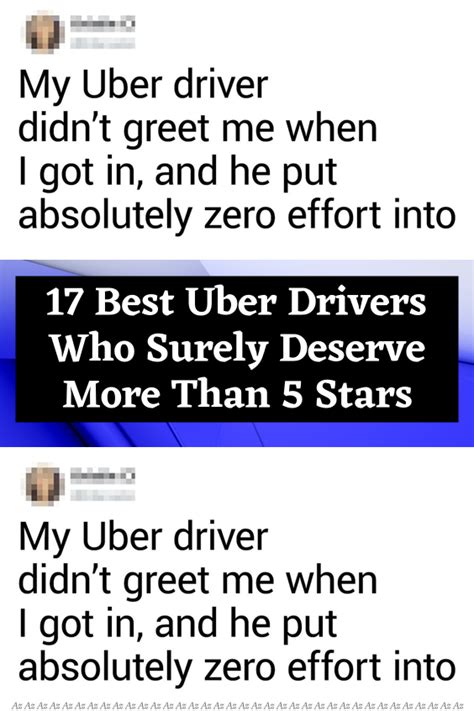 17 best uber drivers who surely deserve more than 5 stars – Artofit