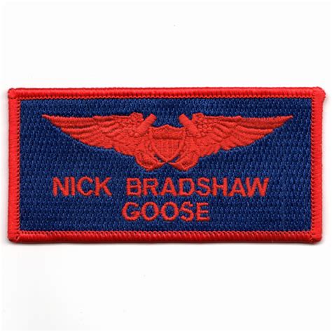 TOPGUN: (1986) GOOSE's Flight Suit Patches