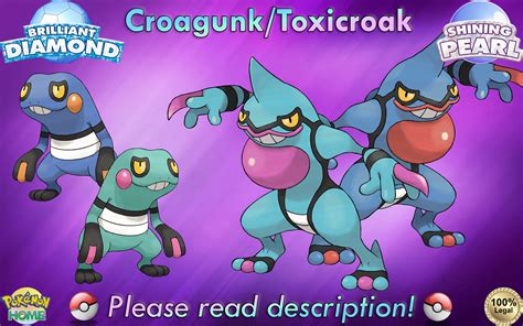 Shiny Toxicroak Card