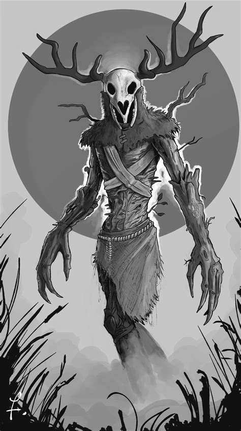 Drew my favorite monster from The Witcher 3: Leshen! | Witcher art ...