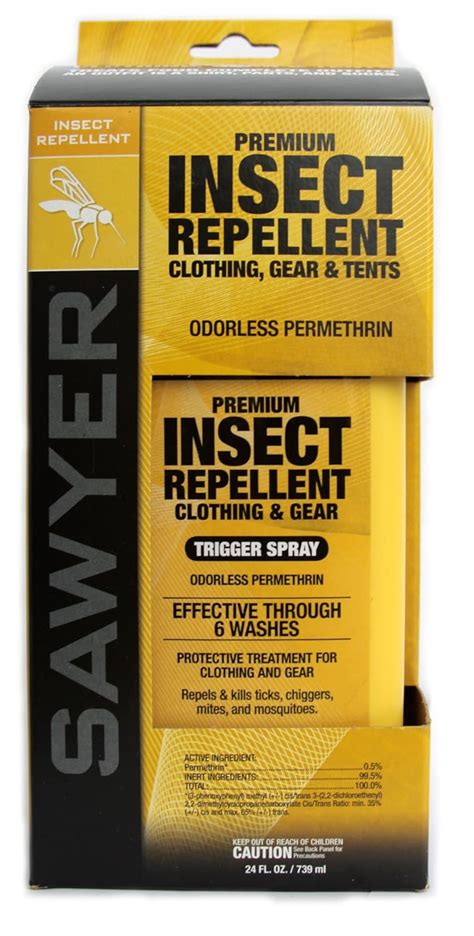 Sawyer Permethrin Clothing Insect Tick Chigger Repellent Trigger Spray ...