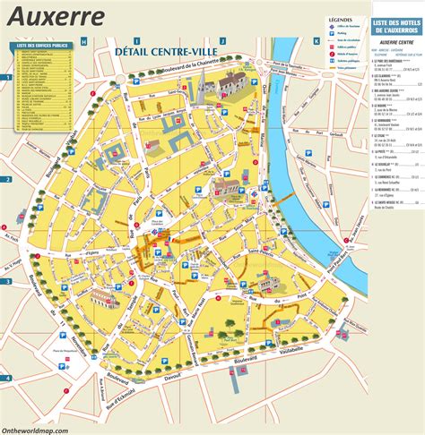 Auxerre Maps | France | Discover Auxerre with Detailed Maps