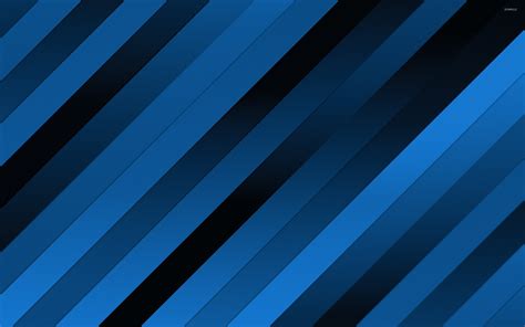 Blue Stripes Wallpaper Hd