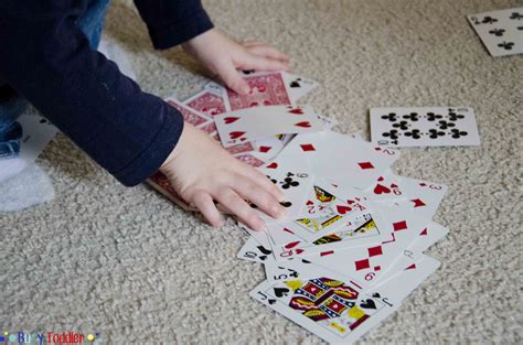 4 Simple Card Games - Busy Toddler