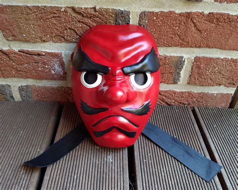 Tengu mask for cosplay or as a wallhanger | Etsy