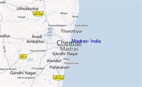 Madras On India Political Map