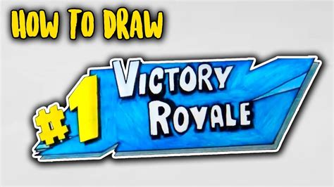 Fortnite Logo Drawing