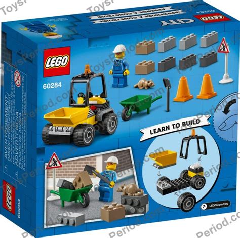 LEGO 60284 Roadwork Truck Set Parts List