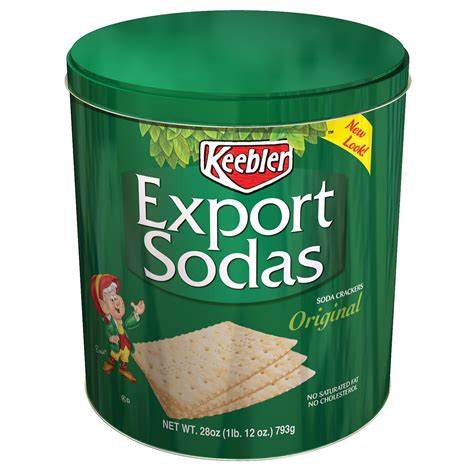 Buy Online Keebler Export Soda Crackers - 28 Oz. Tin | Kesar Grocery.