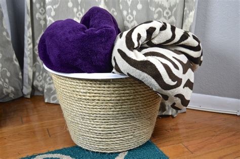 Sisal Rope Storage Basket · How To Make A Rope Basket · Home + DIY on ...