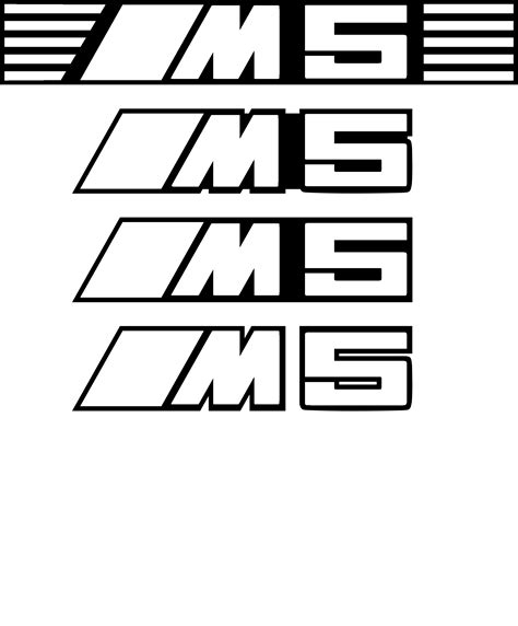 BMW M5 Logo PNG Transparent & SVG Vector - Freebie Supply