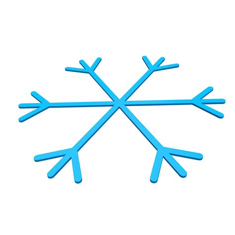 Snowflake Emoji - 3D Model by KhaganFX