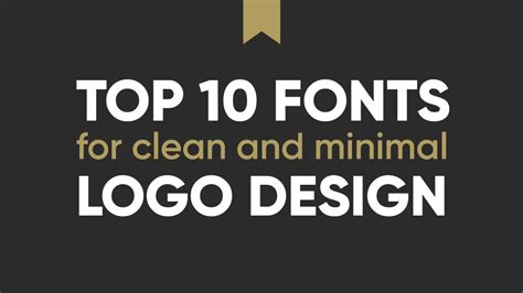 Best fonts for logos 2018 - baptea