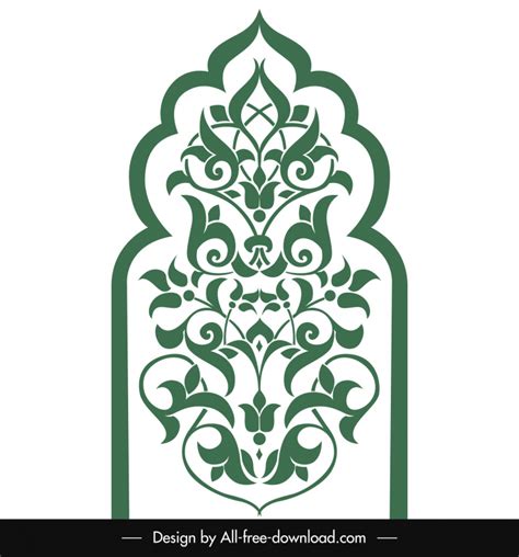 Islamic motif vector vectors free download 754 editable .ai .eps .svg ...