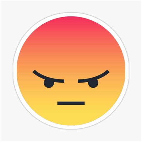 "Angry Emoji Meme Microsoft Anger| Perfect Gift" Sticker for Sale by ...