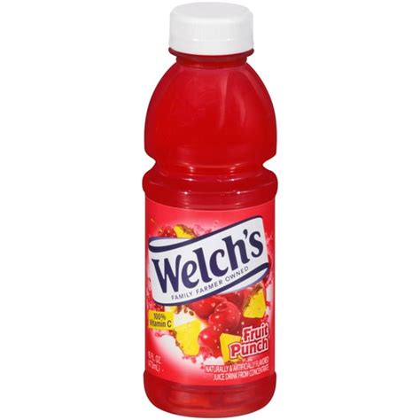 Welch's. Fruit Punch Juice 16 oz. (12 Count) - Walmart.com - Walmart.com