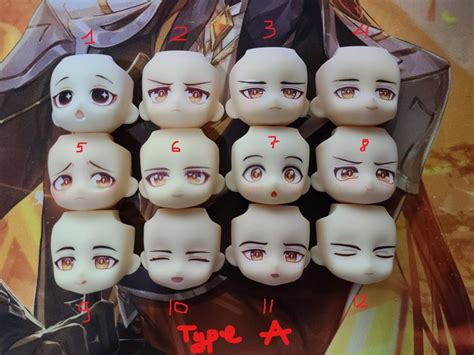 Zhongli Nendoroid face Genshin Impact | Etsy