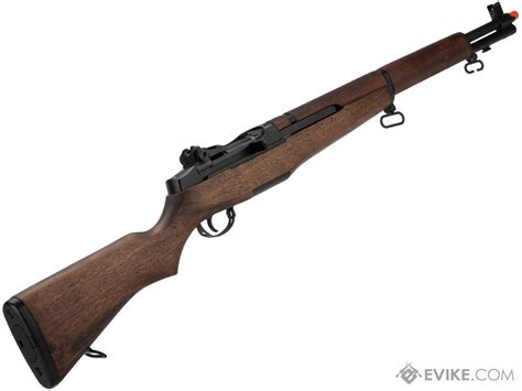 ICS M1 Garand Full Size Airsoft AEG Rifle with Real Wood Stock (Model ...