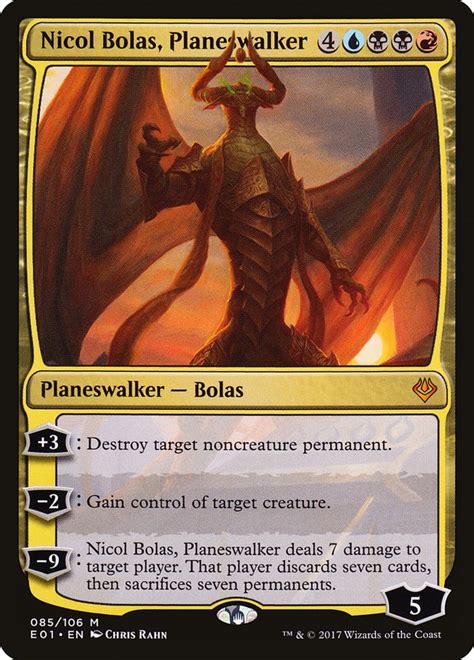 Nicol Bolas, Planeswalker · Archenemy: Nicol Bolas (E01) #85 · Scryfall ...