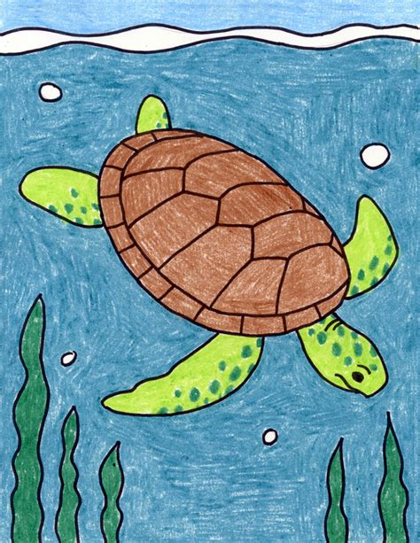 Cute Sea Turtle Drawings | Images and Photos finder