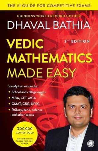 Vedic Mathematics Made Easy by Dhaval Bathia Paperback Book The Fast ...