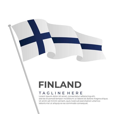 Template vector Finland flag modern design 21017208 Vector Art at Vecteezy