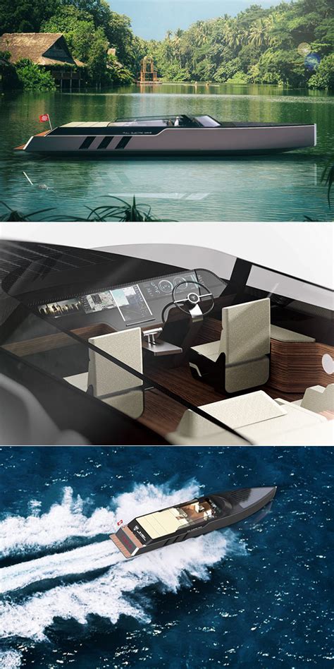 Tesla E-Vision GranTurismo Boat is Fully Electric, Has Touchscreen ...